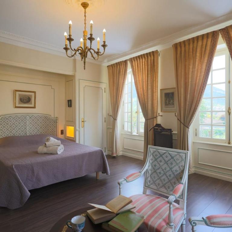 Chambres d hôtes dans maison bourgeoise Douce France - Chambre Familiale Deluxe - 8