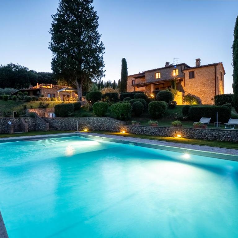 Podere Casanuova Ruber I View of San Gimignano - Casa con 1 Camera da Letto - 4