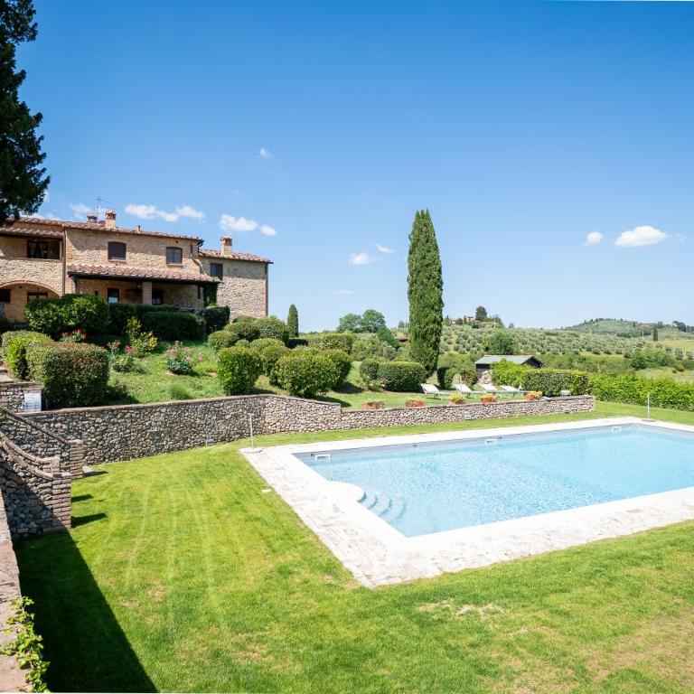 Podere Casanuova Ruber I View of San Gimignano - Casa con 1 Camera da Letto - 14