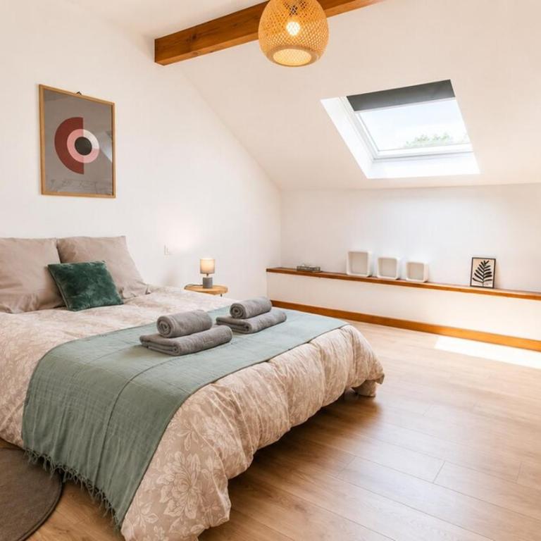 Large cozy lodge 2 bedrooms 2 bathrooms Terrace - Two-Bedroom House - 10