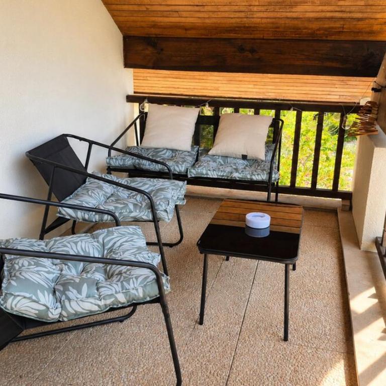 Large cozy lodge 2 bedrooms 2 bathrooms Terrace - Two-Bedroom House - 13