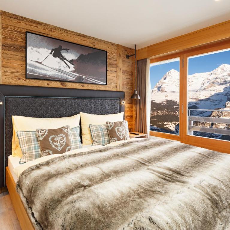 Eiger Mürren Swiss Quality Hotel - Unique Suite with 2 Bedrooms and Eiger mountain view - 3