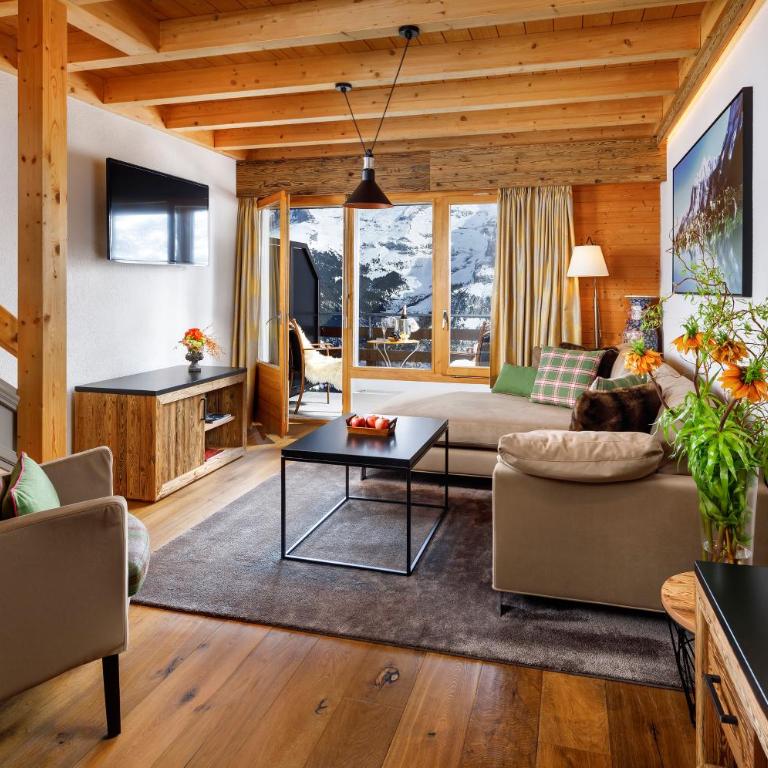 Eiger Mürren Swiss Quality Hotel - Unique Suite with 2 Bedrooms and Eiger mountain view - 2