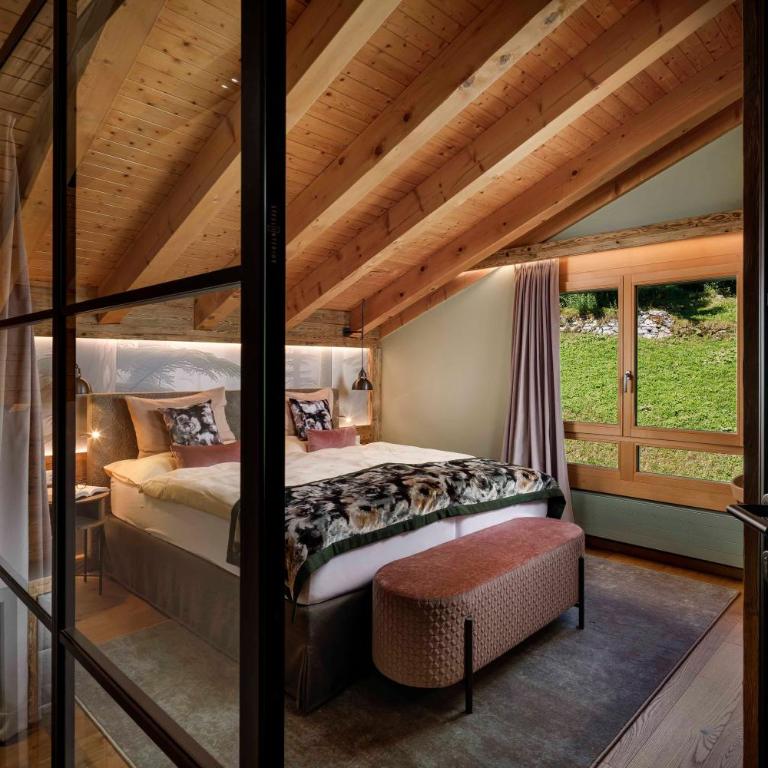 Eiger Mürren Swiss Quality Hotel - Unique Suite with 3 Bedrooms and Eiger mountain view - 13