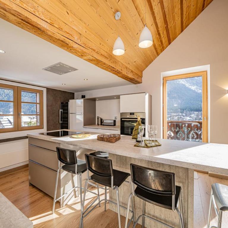 Toits des Pècles Stunning views walkable location parkinggarage - Apartamento - 5
