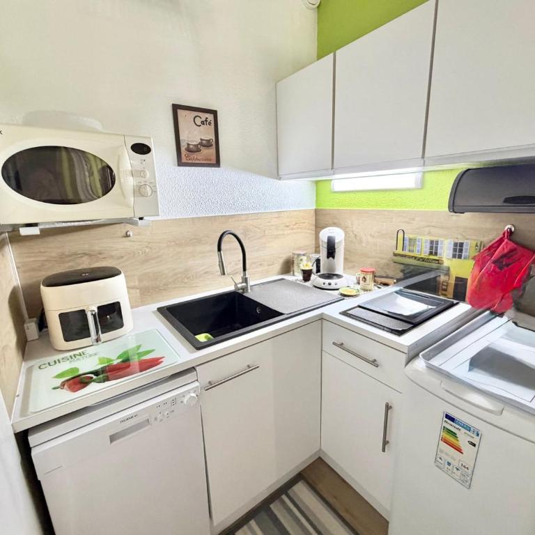 Studio clim au centre-ville - 4 pers. - FR-1-716-97 - Studio - 10