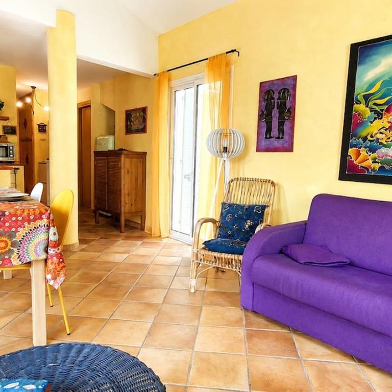 Provençal gem - large garden in Beaulieu - 6min walk to the beach - Appartement 2 Chambres - 2
