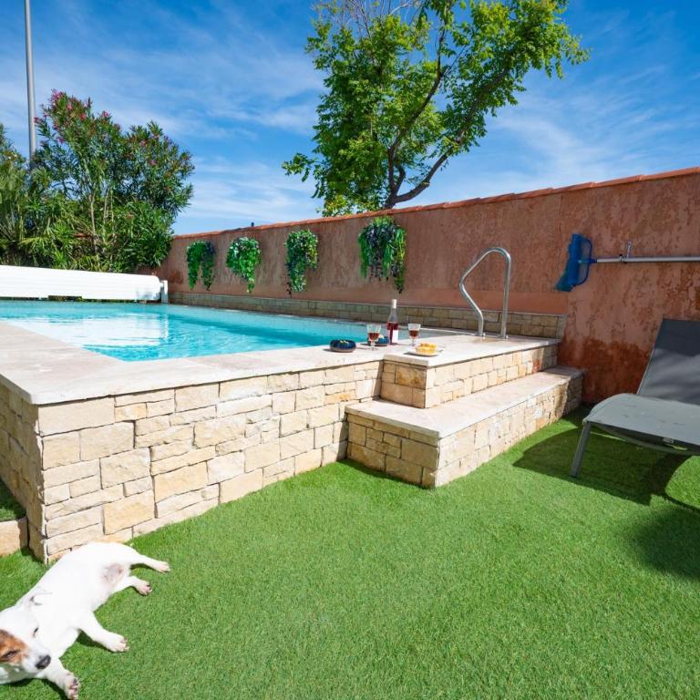 MA VILLA DU SUD Piscine privée chauffée avril fin octobre - Borne électrique - 3 chambres 2 WC 3 CLES CLEVACANCES - Villa 3 Chambres - 4