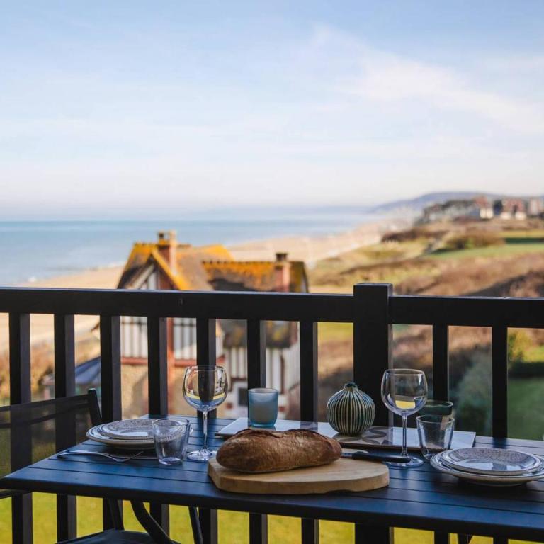 studio, les marines, cabourg, vue et acces plage - Monolocale con Balcone - 1