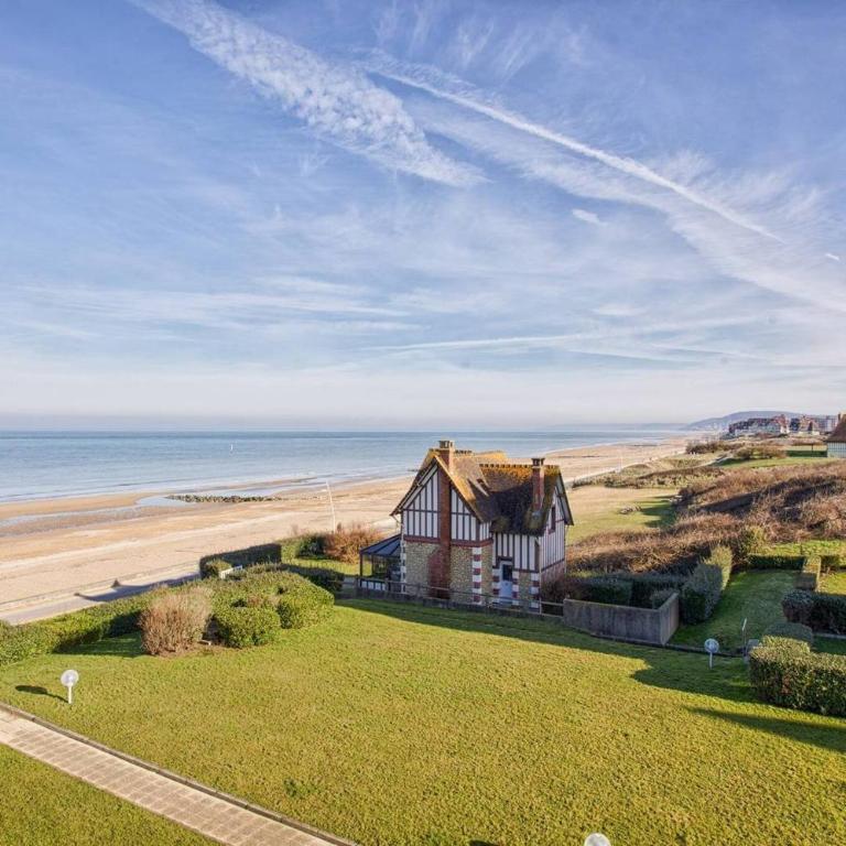studio, les marines, cabourg, vue et acces plage - Monolocale con Balcone - 8