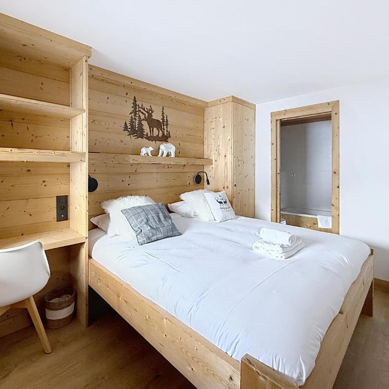 Le Chaberton - Les Tanières de Montgenèvre - Appartement 6 à 8 personnes front de neige - Apartamento Deluxe de 3 dormitorios - 26