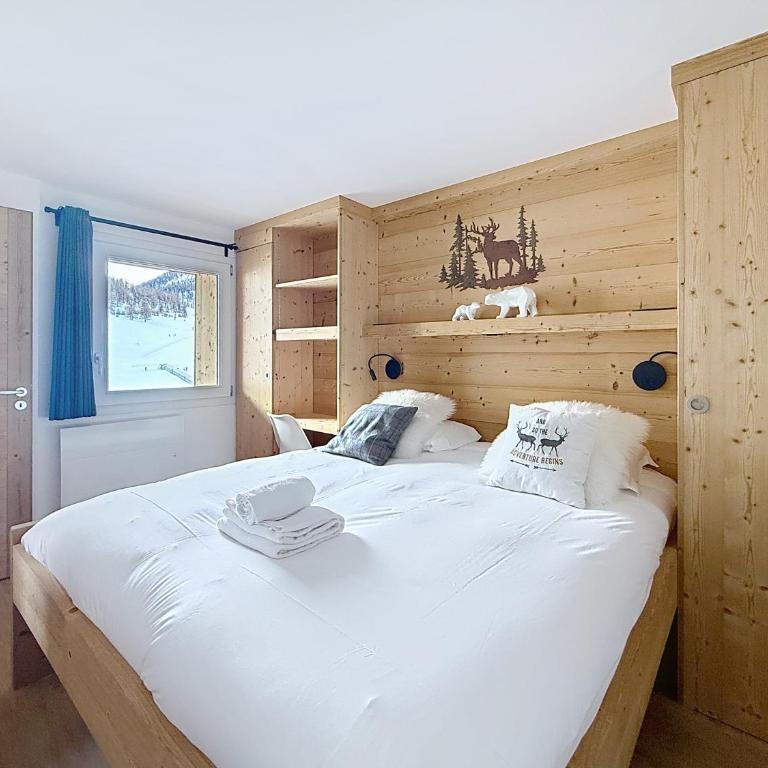 Le Chaberton - Les Tanières de Montgenèvre - Appartement 6 à 8 personnes front de neige - Apartamento Deluxe de 3 dormitorios - 28