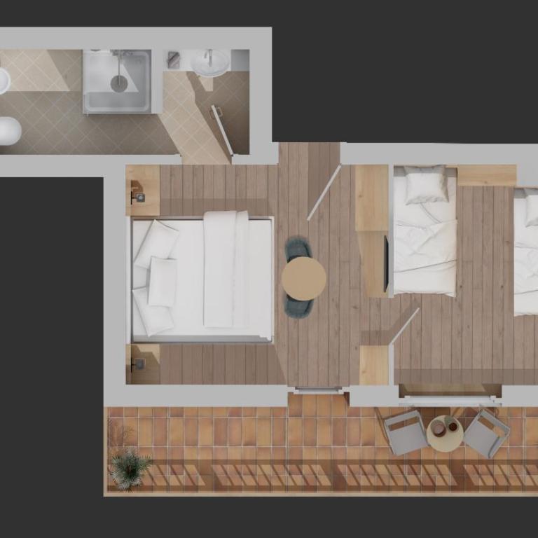 Family Hotel Gutenberg - Suite Familiare - 5