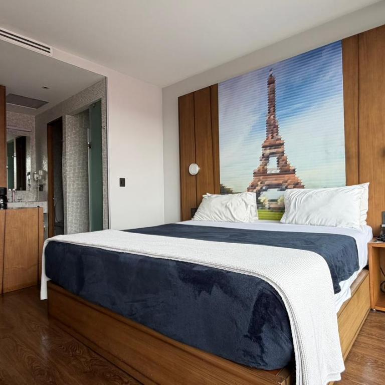 Ikonik Hotel Puebla - Deluxe Zimmer mit Kingsize-Bett - 5