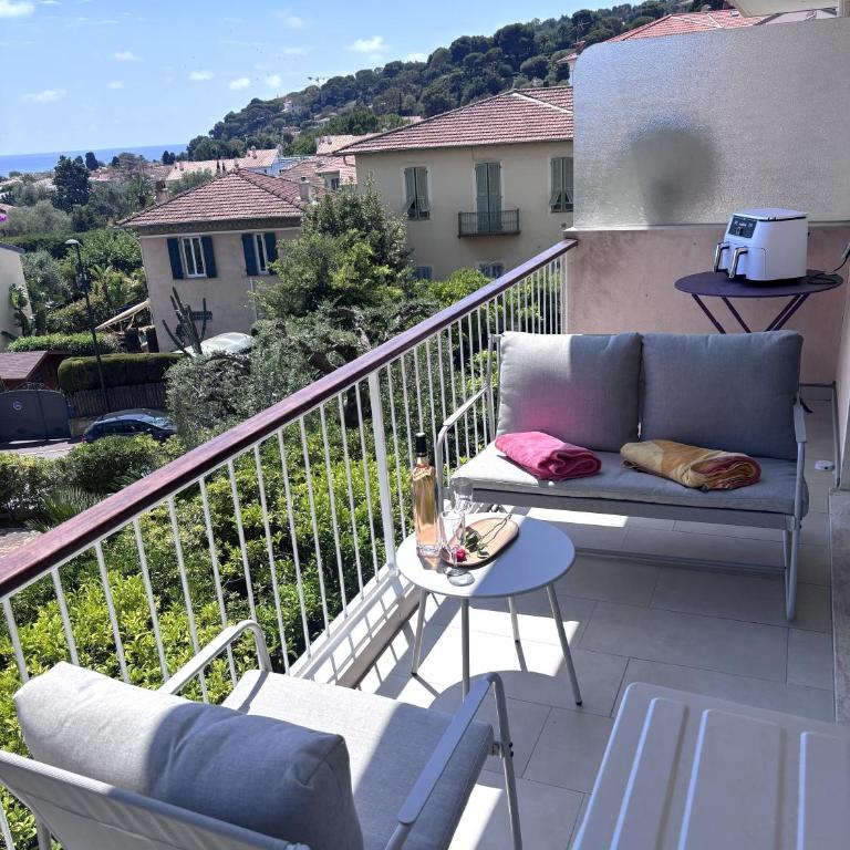 Appartement Vue Mer Terrasse Cap Ferrat Climatisé Plages - Apartamento de 1 dormitorio - 21