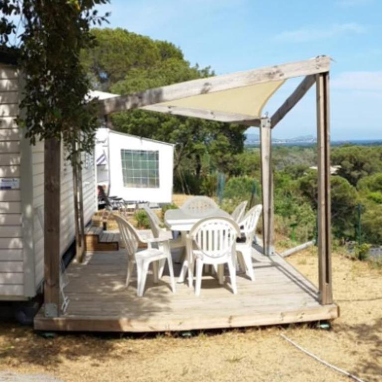 Camping les Lauriers Roses - Mobil home Théoule - Super Mercure - 6 pers. 2 ch. Climatisation/TV - 3