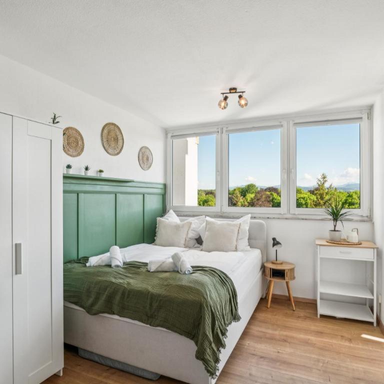 FreiBlick Kempten I Modernes Studio mit Aussicht - Apartment mit 1 Schlafzimmer - 1