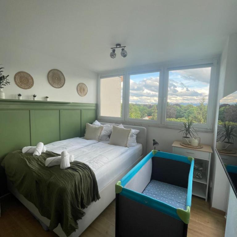 FreiBlick Kempten I Modernes Studio mit Aussicht - Apartment mit 1 Schlafzimmer - 12