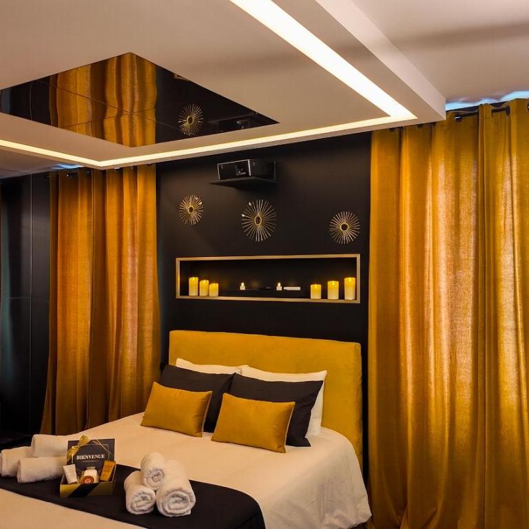 L'Écrin d'Or - Spa - Cinéma privé - Appartement 1 Chambre - 2
