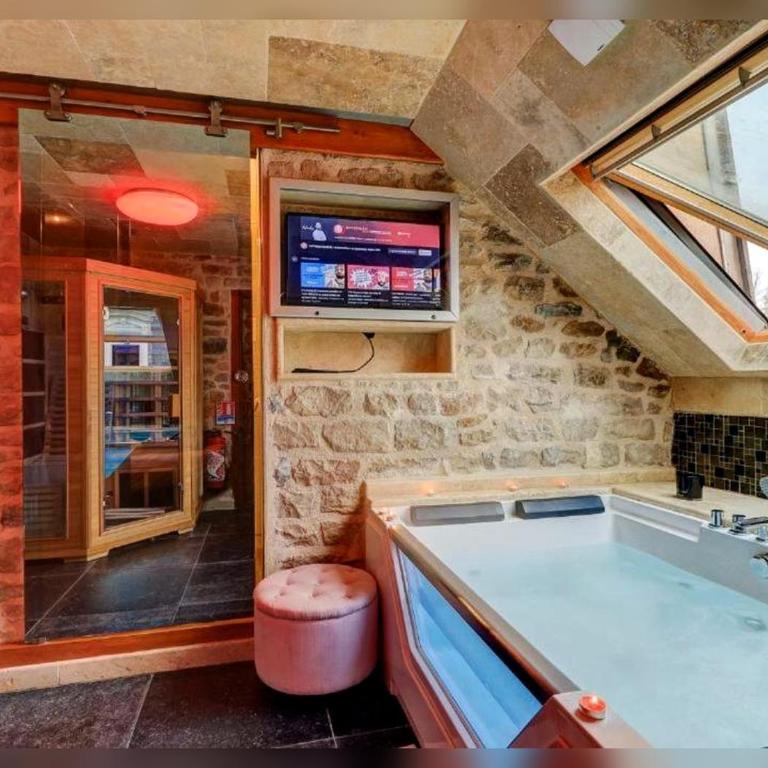 Sous mon toit - Sauna & jacuzzi - Apartment mit 1 Schlafzimmer - 11