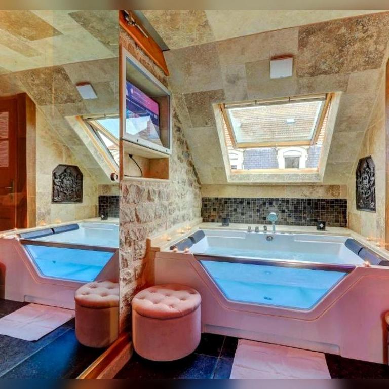 Sous mon toit - Sauna & jacuzzi - Apartment mit 1 Schlafzimmer - 12