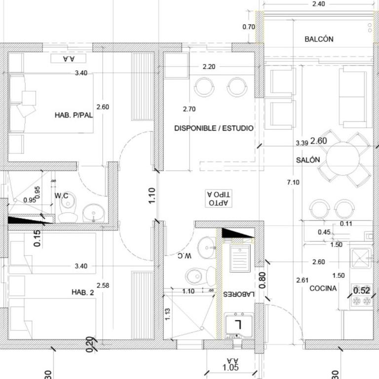 Luxury apartment with sea view - Two-Bedroom Apartment with Ocean View - 47