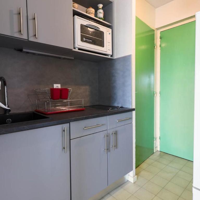 Calma, T2, plage à pied, piscine, parking - Apartamento de 2 dormitorios - 12
