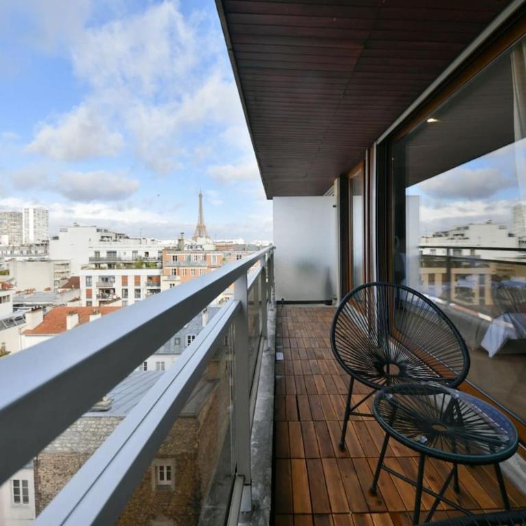 Luxury Studio with Stunning Eiffel Tower View - Appartement - 11