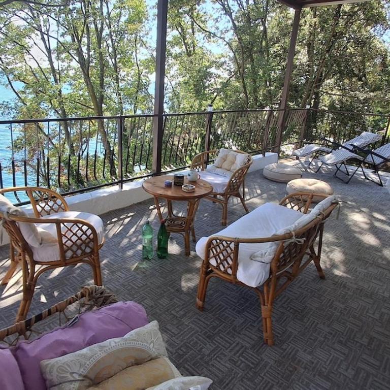 Beach House Kruče - Apartment mit 2 Schlafzimmern, einem Balkon und Meerblick - 26