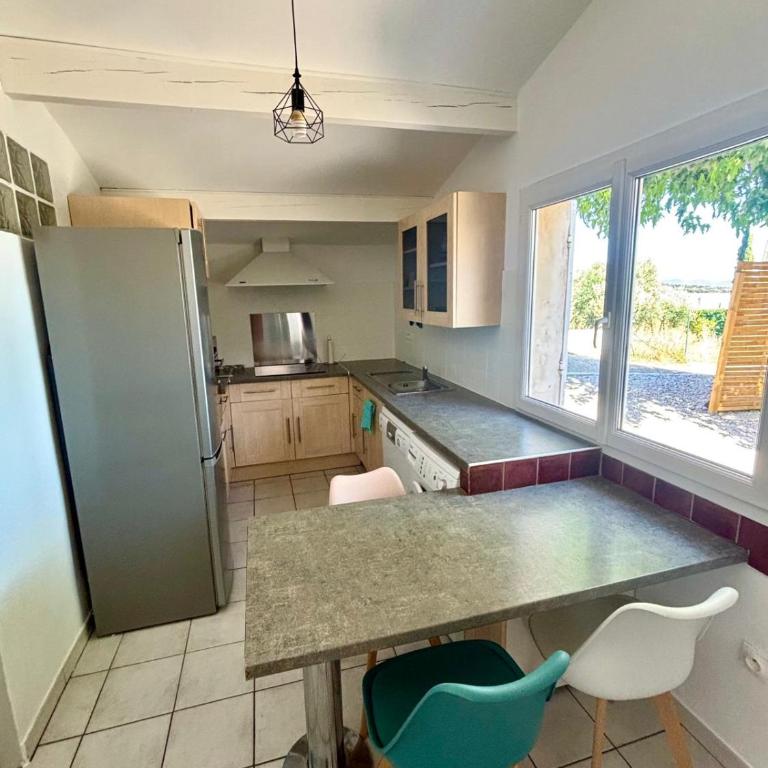 Gite des Ecureuils, vue mer, piscine privée, parking, climatisation - Maison 2 Chambres - 4