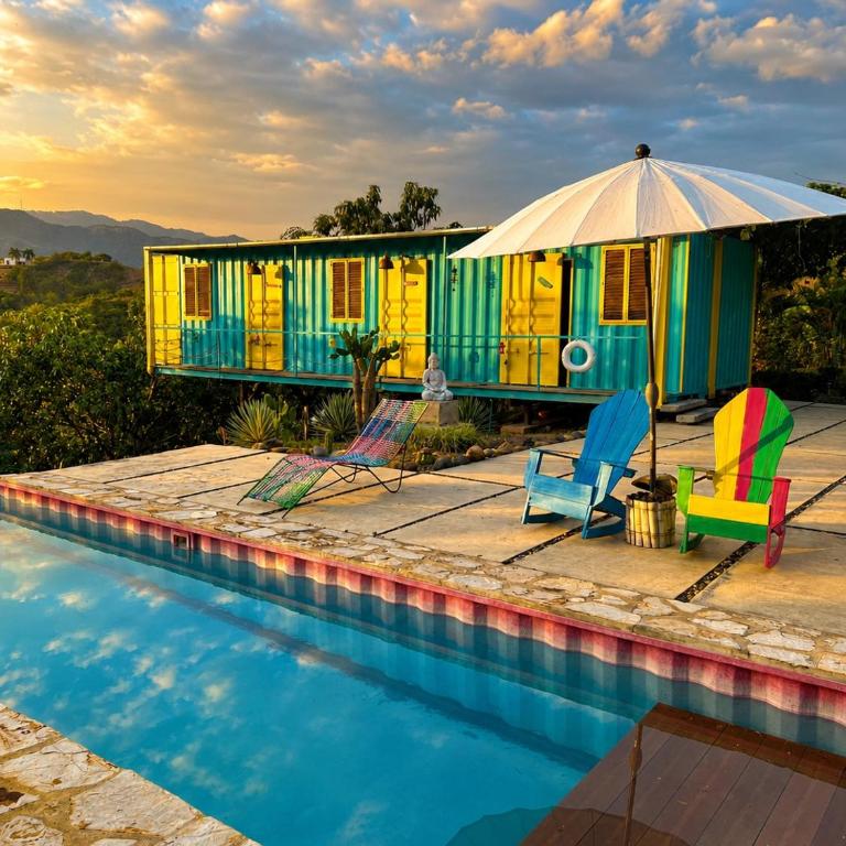 Casa campestre Namaste Entre La Mesa y Anapoima con piscina privada - Two-Bedroom House - 1