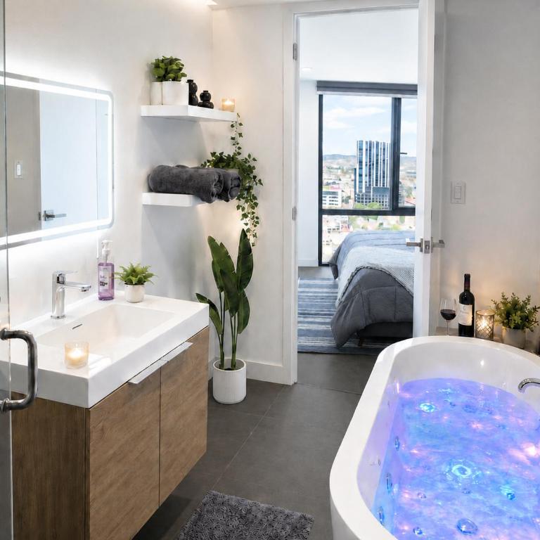 Downtown Apartment with Balcony City View, Gym & Lounge - Appartement Supérieur - 7