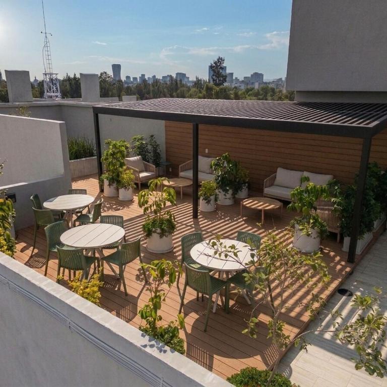 Refined Spacious Studio, Balcony, Pool & Gym - Apartamento de 1 dormitorio - 6