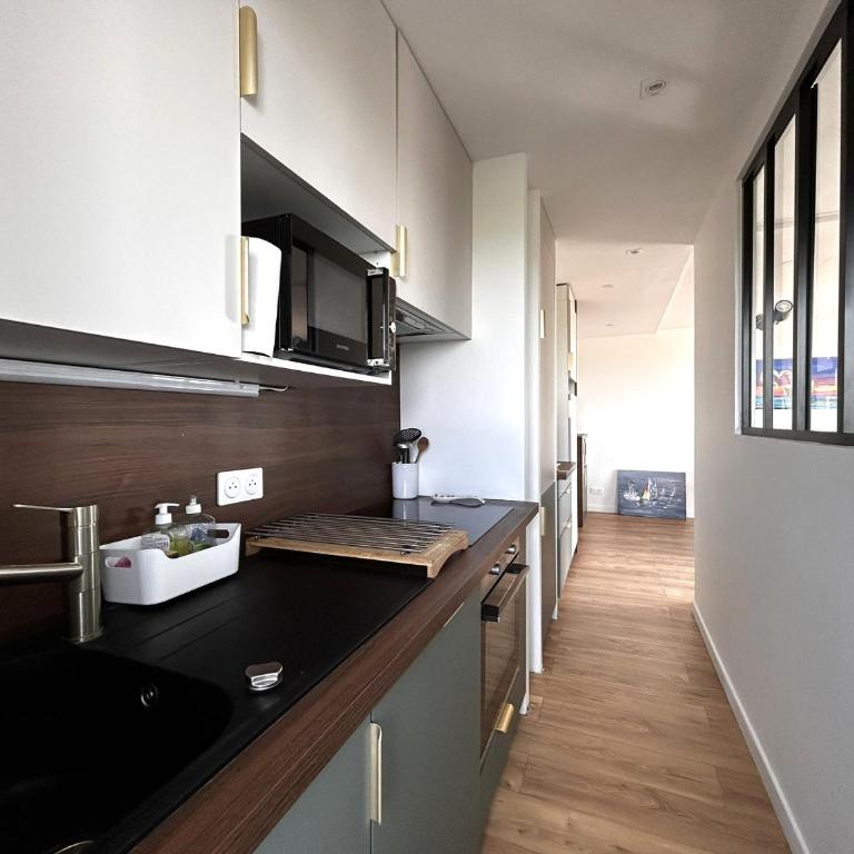 Appartement rénové, vue port - 4 pers. - FR-1-843-69 - Appartement - 4
