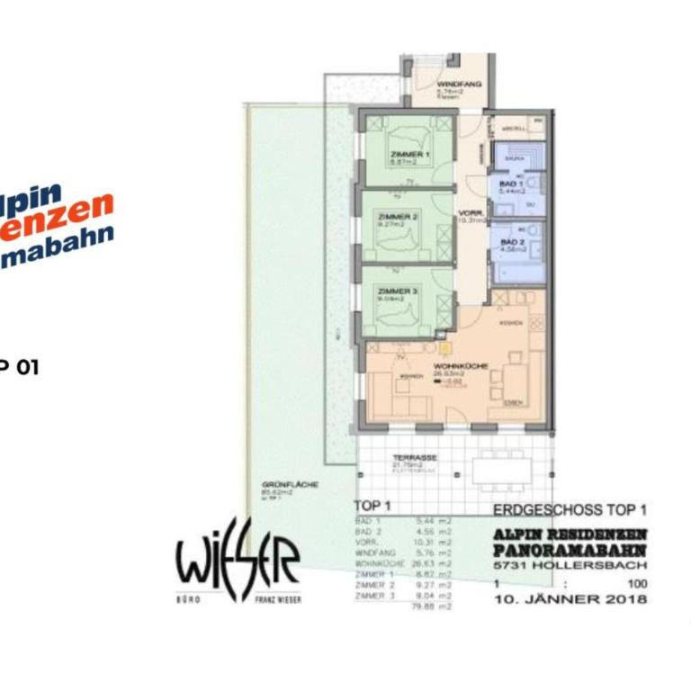 Alpin Residenzen Panoramabahn by Alpina-Holiday - Apartment Top 1 - 2