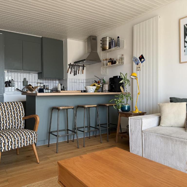 Elegant appartement 4 pers - Balcon avec apercu mer - Quartier des Presidents - Appartamento - 11