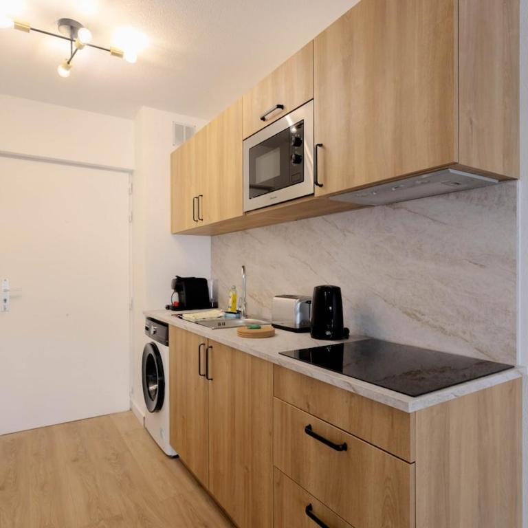 Villeneuve Studio neuf avec terrasse et parking - Appartement 1 Chambre - 4