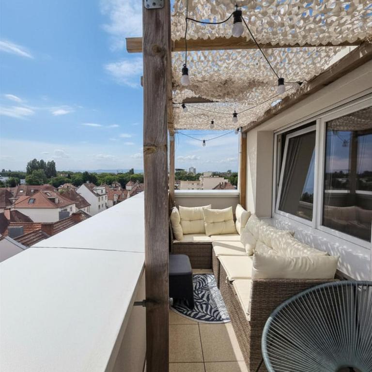 Strasbourg Neudorf - Terrasse privée - Tram 1min - One-Bedroom Apartment - 1