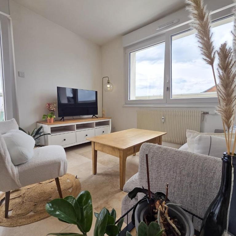 Strasbourg Neudorf - Terrasse privée - Tram 1min - One-Bedroom Apartment - 4