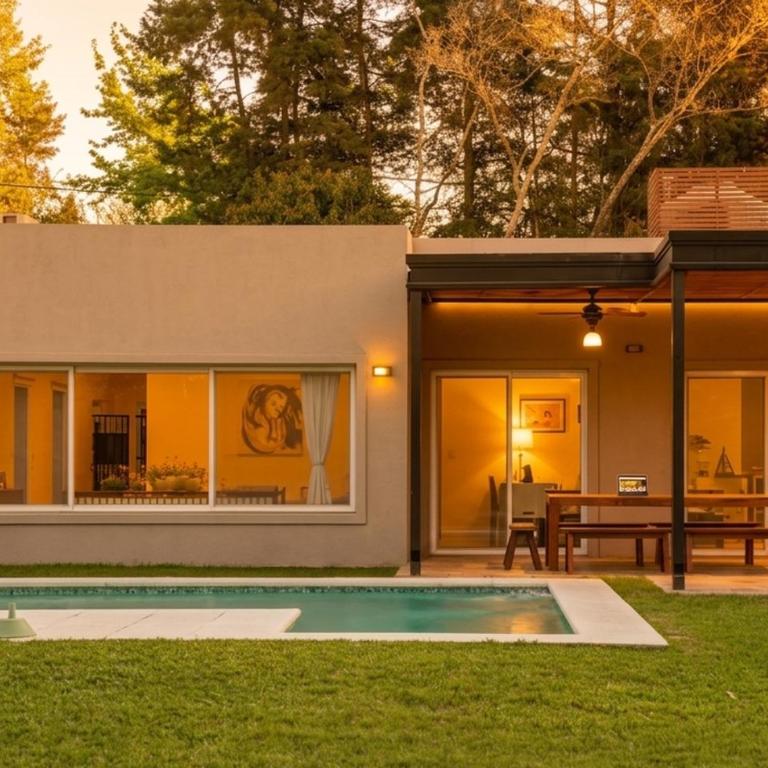 Casa privada con pileta climatizada, gran parque y parrilla en Pilar - Casa - 2
