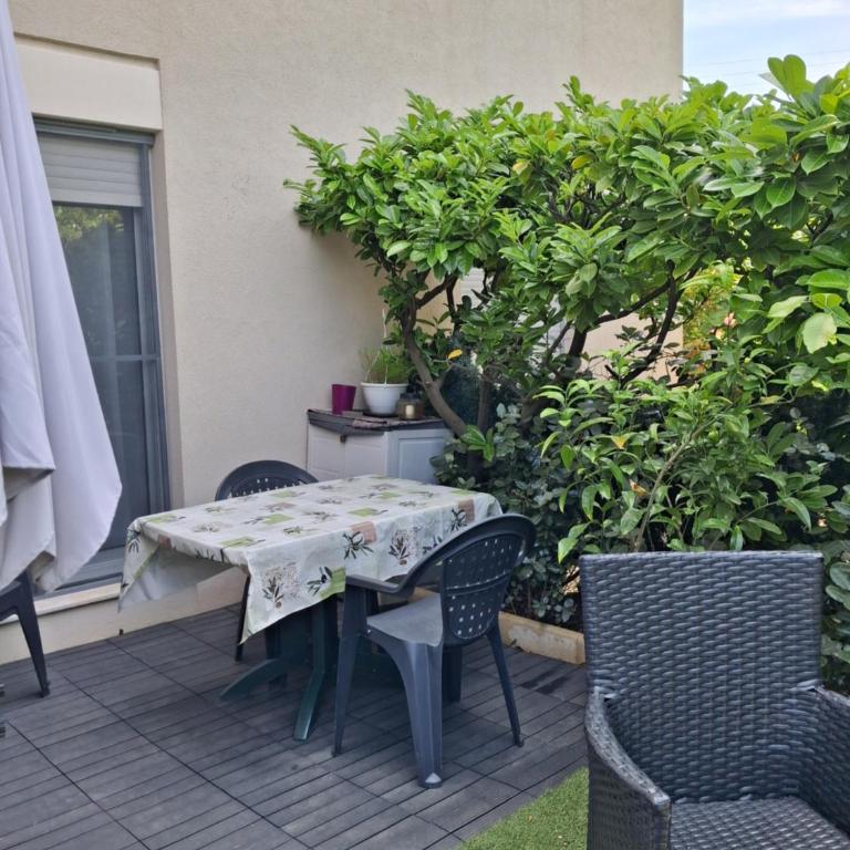 T2 Bord de mer avec jardin et piscine - One-Bedroom Apartment - 8