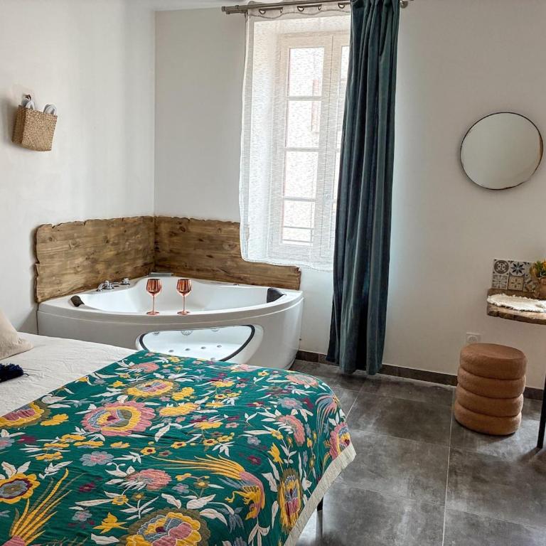 Le Rempart du Boudoir à Carcassonne - Apartment mit 1 Schlafzimmer - 5