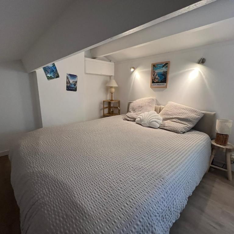 Villa club 2-4 pers, clim, Sanary sur Mer, piscine commune, plage 350m - Haus mit 2 Schlafzimmern - 12