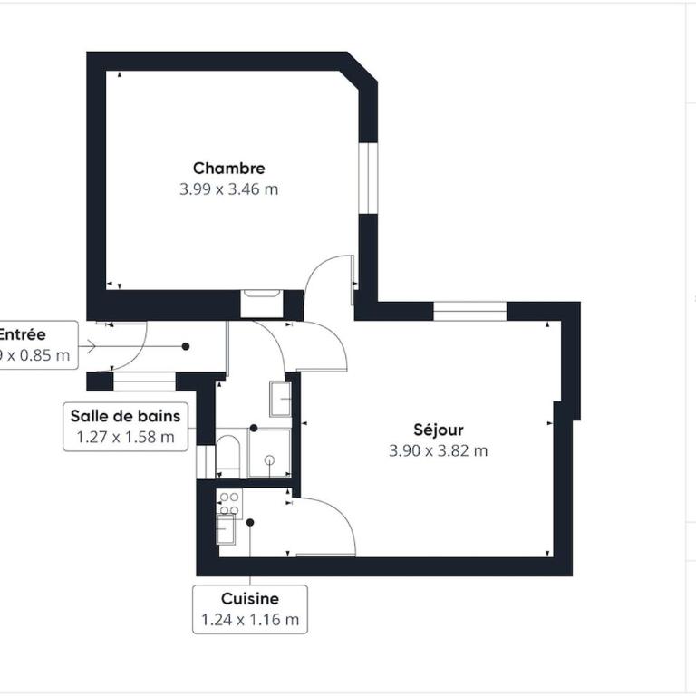 1bdr apt close to City Center - Appartement 1 Chambre - 8