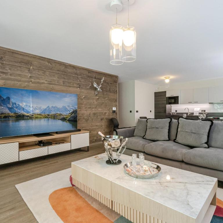 Bel appartement moderne avec sauna et parking à Chamonix - FR-1-343-246 - Apartamento - 7