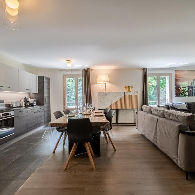 Bel appartement moderne avec sauna et parking à Chamonix - FR-1-343-246 - Apartamento - 9