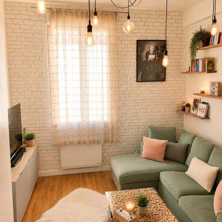 T2 Reims Gare Centre - parking et terrasse Cosy - Apartamento de 1 dormitorio - 3