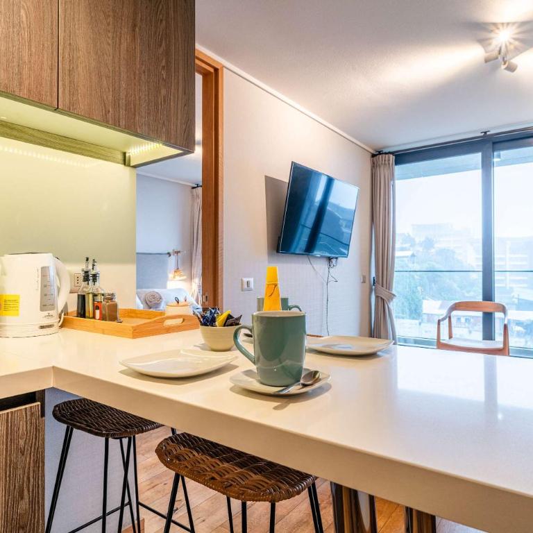 HOM I 1D1B, Calefaccion Central, Piscina temperada, WiFi, Estacionamiento - Apartment - 18