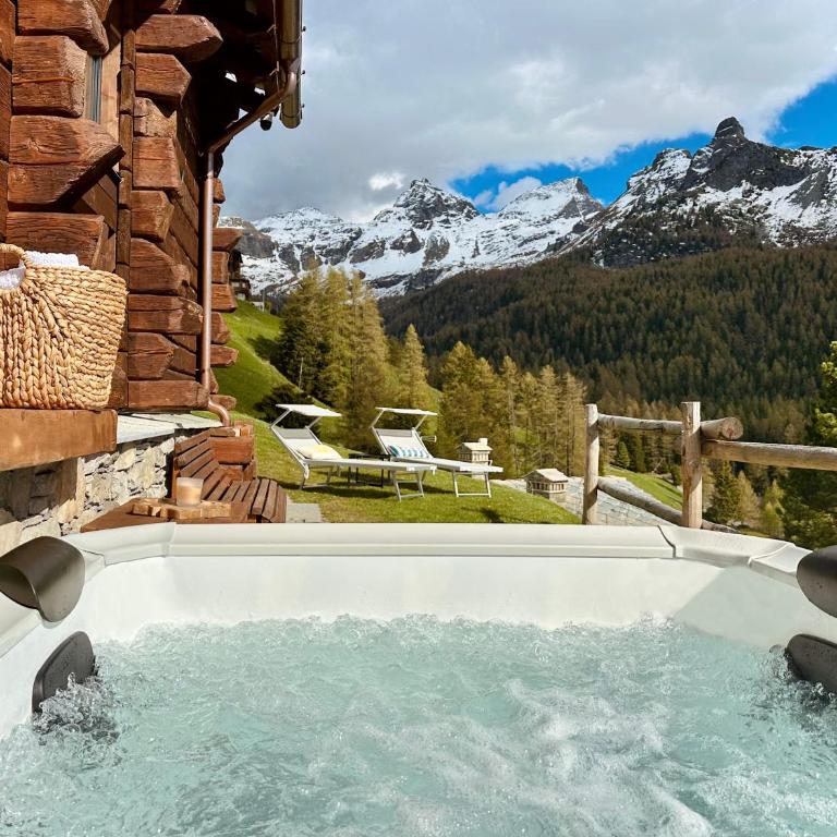 Chalet Paradise Sauna and Panoramic Views of Monte Rosa and the Matterhorn - Chalet con 2 Camere da Letto - 4