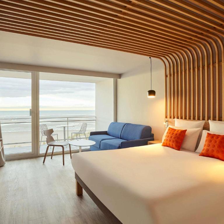Novotel Thalassa Le Touquet - Chambre Double Supérieure avec Canapé-Lit et Balcon - Vue sur Mer - 4
